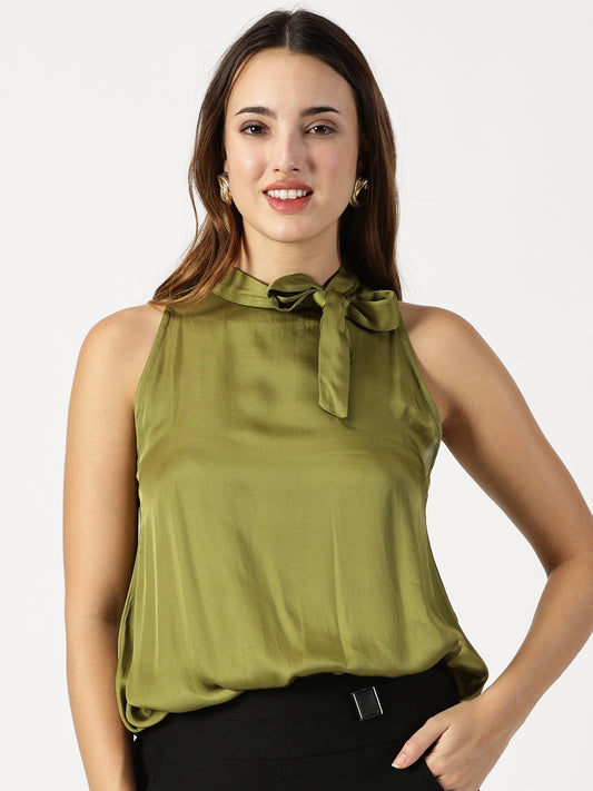 HALTER NECK BALLOON TOP