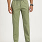 MEN'S TEXTILE JOGGERS OLIVE FULL LENGTH REGULAR BOTTOM