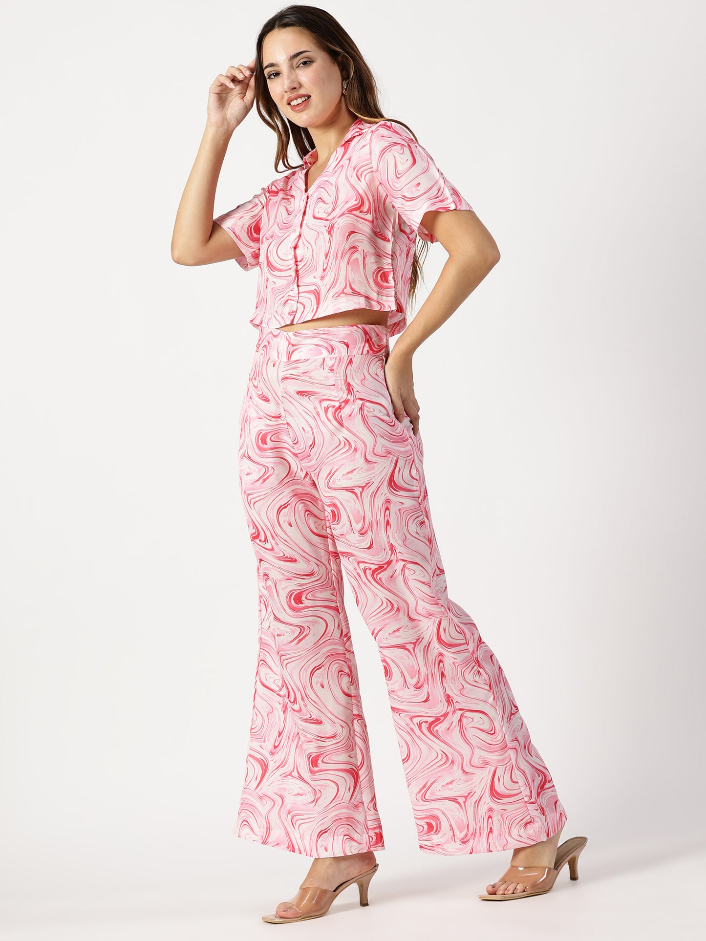 ILLUSION PRINTED SHIRT & TROUSER