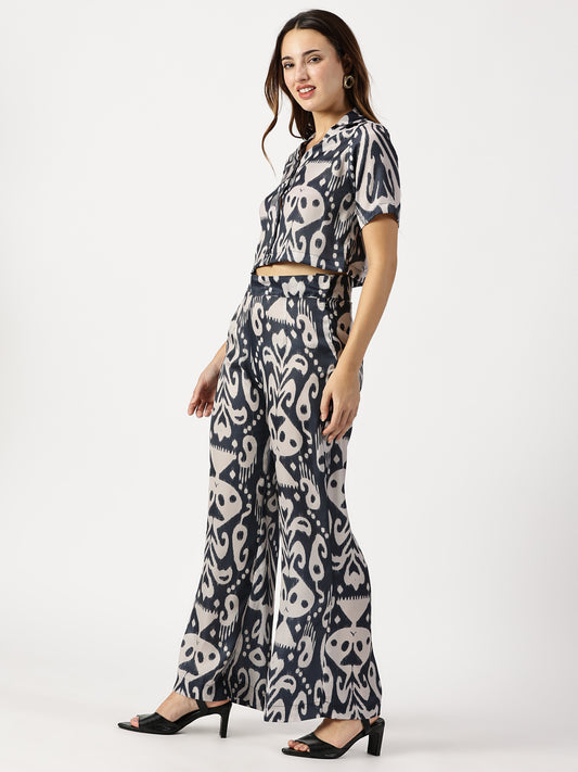 ABSTRACT PRINTED SHIRT & TROUSER