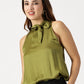 HALTER NECK BALLOON TOP