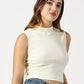 HIGH NECK HALTER CROP TOP