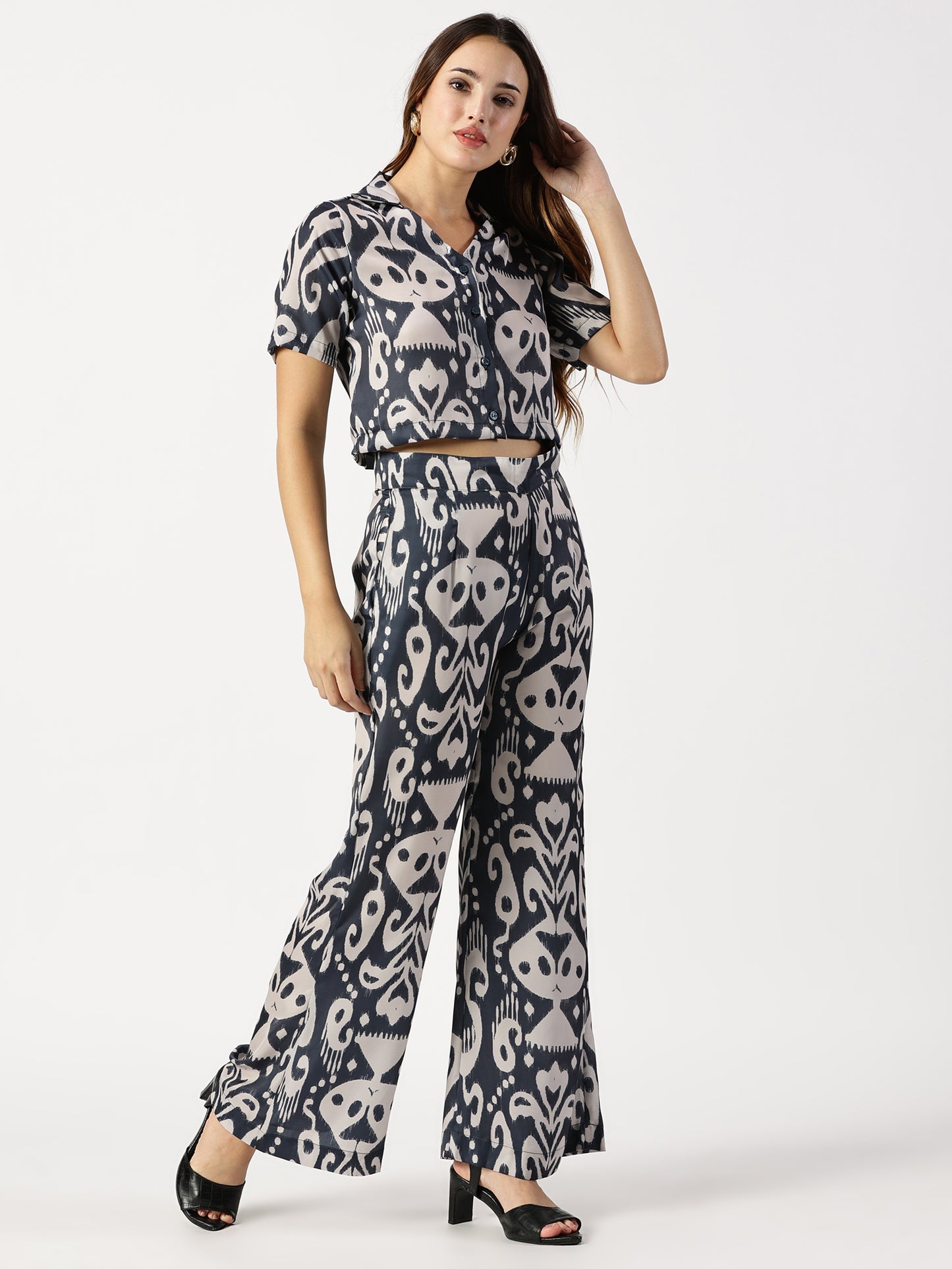 ABSTRACT PRINTED SHIRT & TROUSER