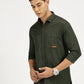 GREEN SOLID CLASSIC COLLAR FULL SLEEVE SHIRT