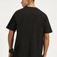 SOLID BLACK OVERSIZED TSHIRT WITH POCKET