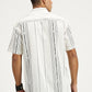 WHITE CLASSIC COLLAR HALF SLEEVE OVERSIE SHIRT