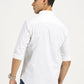 WHITE SOLID CLASSIC COLLAR FULL SLEEVE SHIRT