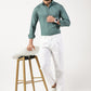 MEN SMART FIT SHIRT WITH SPREAD COLLAR