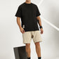 SOLID BLACK OVERSIZED TSHIRT WITH POCKET