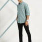 SEA GREEN SOLID CLASSIC COLLAR FULL SLEEVE SHIRT