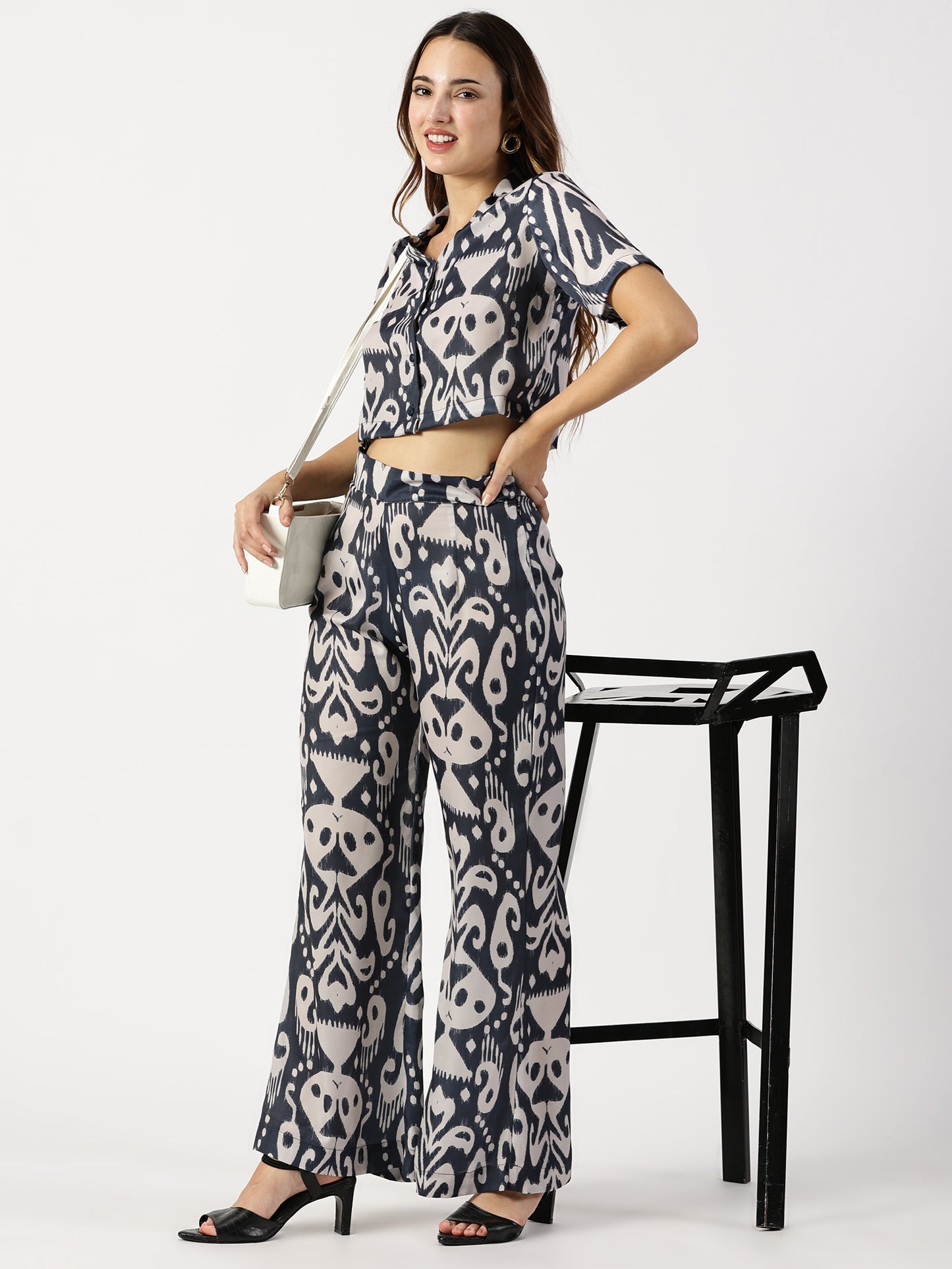 ABSTRACT PRINTED SHIRT & TROUSER