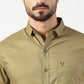 MEN SMART FIT SHIRT WITH SPREAD COLLAR