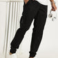 MEN'S BLACK CARGO JOGGERS