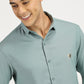 SEA GREEN SOLID CLASSIC COLLAR FULL SLEEVE SHIRT