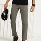 MEN'S MEDIUM GREY REGULAR FIT TROUSER WITH STRAIGHT POCKET