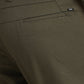 MEN'S OLIVE REGULAR FIT TROUSER WITH STRAIGHT POCKET