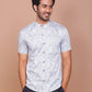 Buy-Ravinik-Men-Mist-Illusion-Band-Collar-Grey-Cotton-Half-Sleeve-Shirt