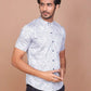 Buy-Ravinik-Men-Mist-Illusion-Band-Collar-Grey-Cotton-Half-Sleeve-Shirt