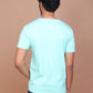 TURQUOISE GREEN SOLID COLOURED ROUND NECK TSHIRT - Ravinik 