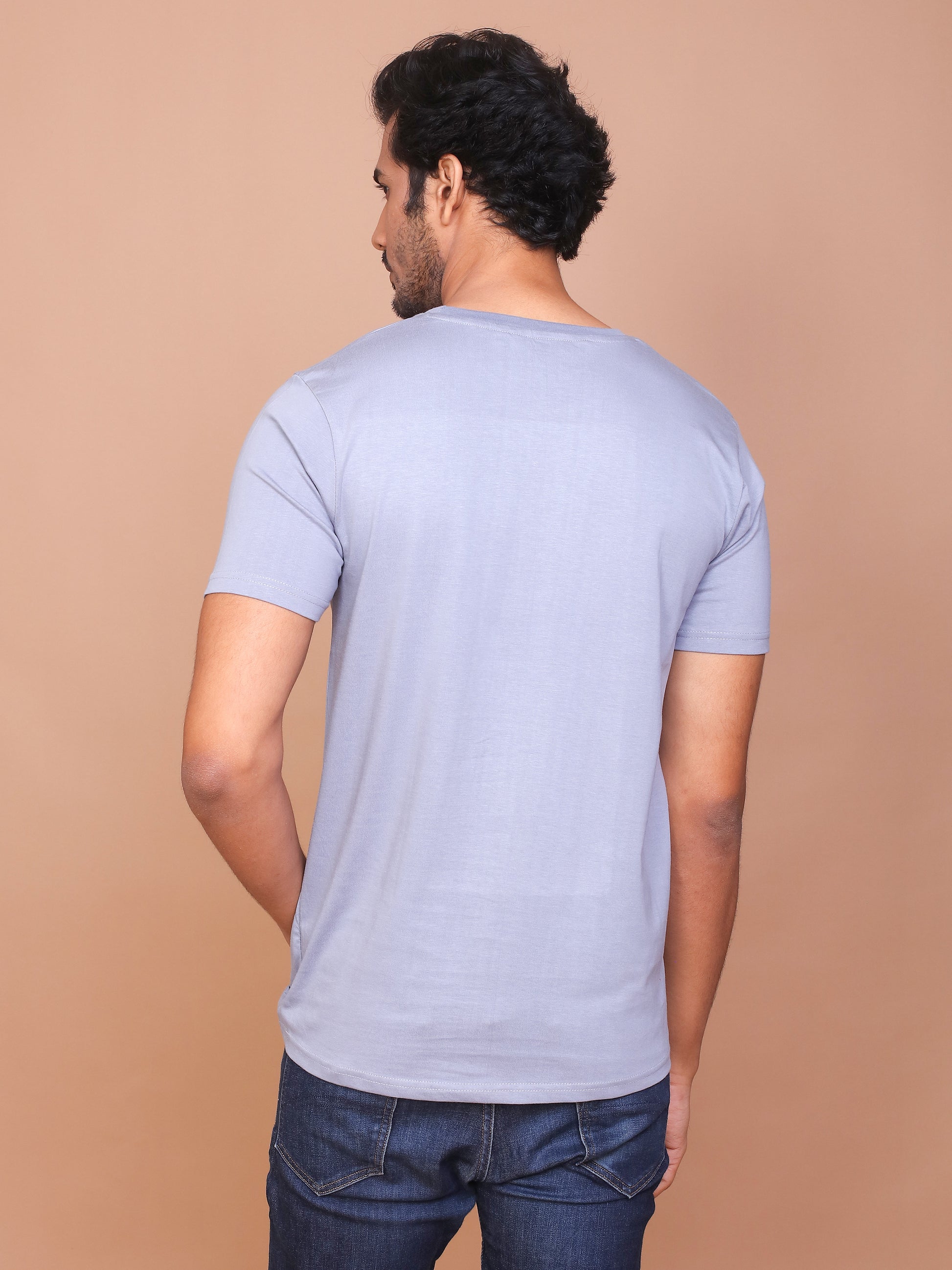 FRIENDS LINE ART GREY ROUND NECK TSHIRT - Ravinik 