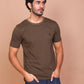 PLAY CARDS LINE ART OLIVE ROUND NECK TSHIRT - Ravinik 