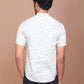 PETIOLE NOTION BAND COLLAR OFF WHITE SHIRT - Ravinik 