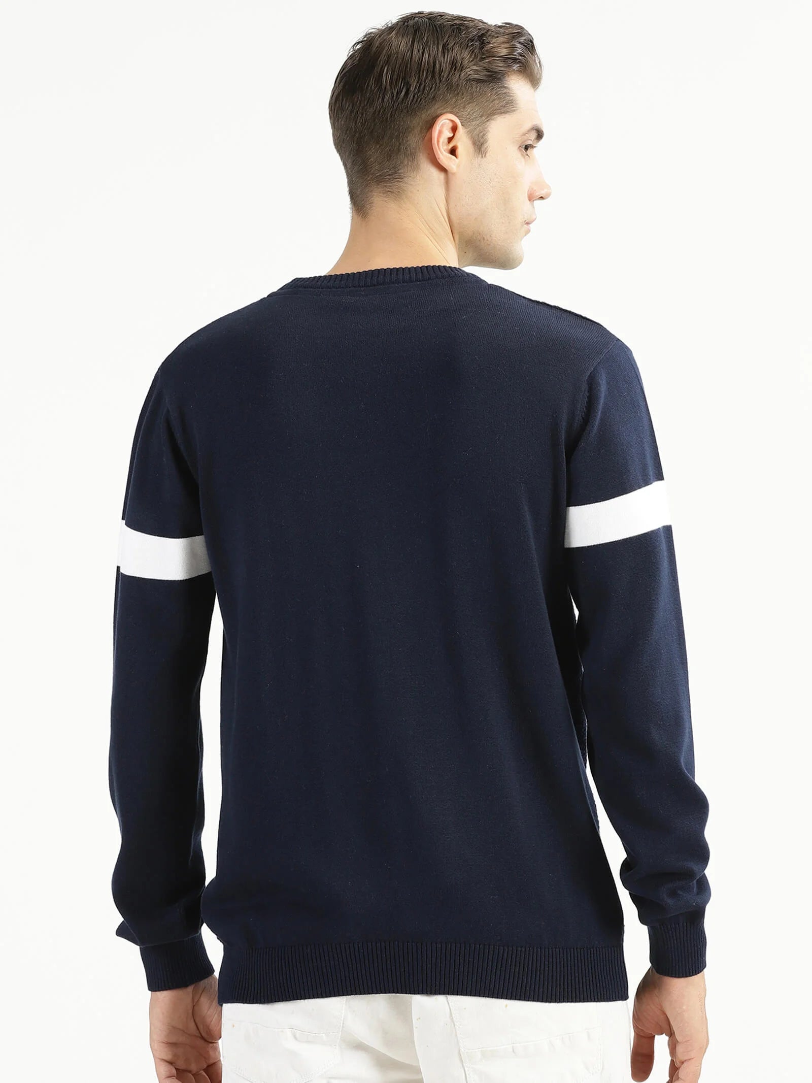 Buy-MEN-RAVINIK-KNITTED-ROUND-NECK-NAVY-BLUE-FULL-SLEEVE-COTTON-SWEATSHIRT