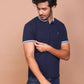 BUY-RAVINIK-MEN-BAND-COLLAR-HALF-SLEEVE-NAVY-BLUE-COTTON-POLO-T-SHIRT