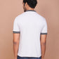 BUY-RAVINIK-MEN-SOLID-GREY-HALF-SLEEVE-BAND-COLLAR-POLO-T-SHIRT