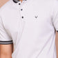 BUY-RAVINIK-MEN-SOLID-GREY-HALF-SLEEVE-BAND-COLLAR-POLO-T-SHIRT