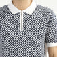 Buy-Ravinik-Men-Blue-Diamonds-Knitted-Classic-Collar-White-Cotton-Half-Sleeve-Sweatshirt