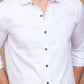 Buy-Ravinik-Men-Casual-Smart-Print-Classic-Collar-White-Slim-Fit-Shirt