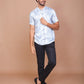 Buy-Ravinik-Men-Denim-Feel-Band-Collar-Printed-Cotton-Grey-Shirt