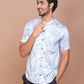 Buy-Ravinik-Men-Denim-Feel-Band-Collar-Printed-Cotton-Grey-Shirt