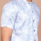 Buy-Ravinik-Men-Denim-Feel-Band-Collar-Printed-Cotton-Grey-Shirt