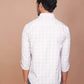 Buy-Ravinik-Men-Dupplin-White-Brown-Checkered-Classic-Collar-Full-Sleeve-Cotton-Shirt