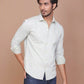 Buy-Ravinik-Men-Fine-Print-Classic-Collar-Light-Green-Cotton-Shirt