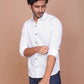 Buy-Ravinik-Men-Fine-Print-Classic-Collar-White-fluu-sleeve-Cotton-Shirt