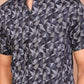 Buy-Ravinik-Men-Geomatric-Trigon-Band-Collar-Printed-Black-Cotton-Half-Sleeve-Shirt