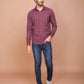 Buy-Ravinik-Men-Glen-Plaid-Checks-Maroon-Classic-Collar-Full-Sleeve-Cotton-Shirt