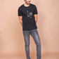 Buy-Ravinik-Men-Life-Printed-Black-Round-Neck-Cotton-Slim-Fit-Tshirt