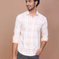 Buy-Ravinik-Men-Tartan-Checkered-Peach-Classic-Collar-Cotton-Shirt