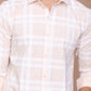 Buy-Ravinik-Men-Tartan-Checkered-Peach-Classic-Collar-Cotton-Shirt