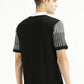 Buy-Ravinik-men-Color-Ramp-Knitted-Classic-Collar-Half-Sleeve-Black-White-Cotton-Sweatshirt